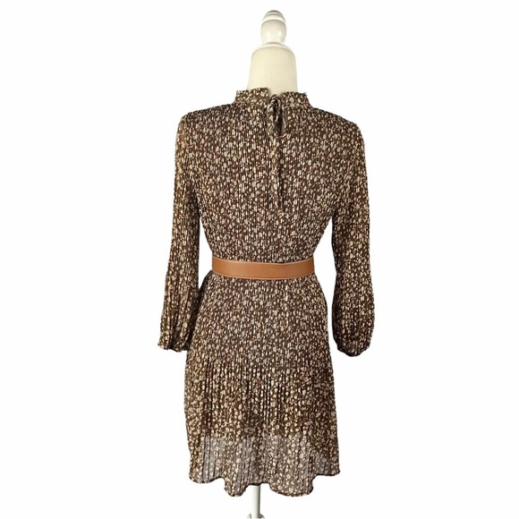 VINTAGE Cottage-core Sunray Pleated Dress - Picture 3 of 12